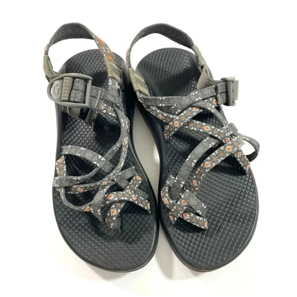 Chaco Women’s Zx2 Classic Creed Golden Grey Sandals - Picture 1 of 6